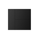 INTELLIGENT ARLIGHT Накладка панели KNX-23-3G-SUF Black (Backlightless) (IARL, IP20 Металл, 2 года) Lednikoff