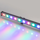 Светодиодный прожектор AR-LINE-1000M-24W-24V RGB (Grey, 30 deg, DMX512) (Arlight, Закрытый) Lednikoff