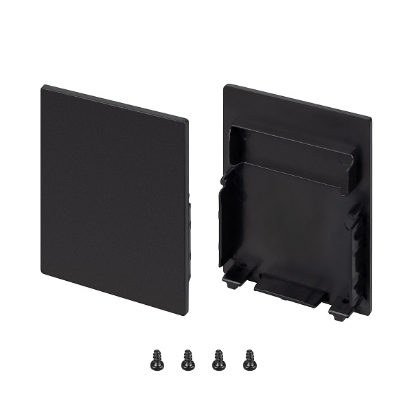 Заглушка SL-LINE-4050-3L-LOW BLACK глухая (Arlight, Пластик) Lednikoff