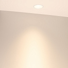 Светильник MS-ARADO-BUILT-R75-12W Warm3000 (WH-WH, 24 deg, 230V) (Arlight, IP20 Металл, 5 лет) Lednikoff