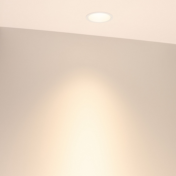 Светильник MS-ARADO-BUILT-R75-12W Warm3000 (WH-WH, 24 deg, 230V) (Arlight, IP20 Металл, 5 лет) Lednikoff