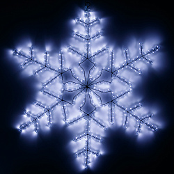 Фигура светодиодная ARD-SNOWFLAKE-M3-920x920-432LED White (230V, 27W) (Ardecoled, IP65, 1 год)