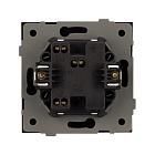 Механизм выключателя одноклавишный проходной SWT-TENDO-MKP1-PL-BK (230V, 10A) (Arlight, Черный) Lednikoff