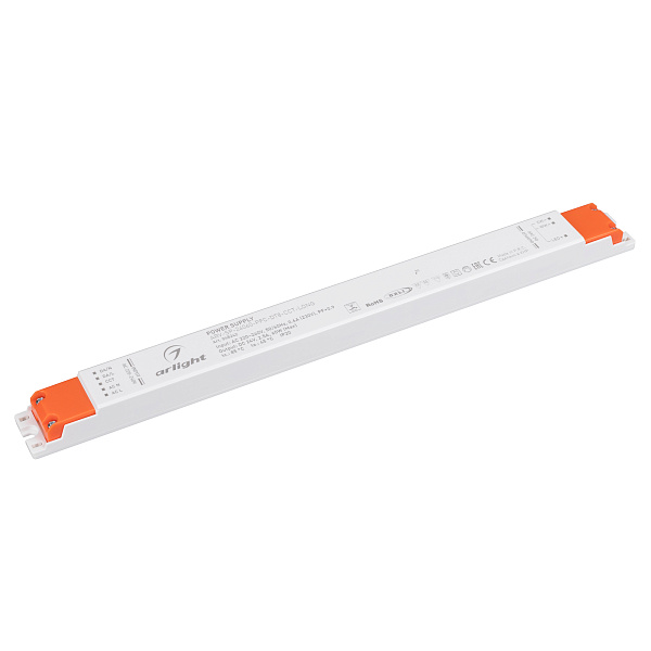 Блок питания ARV-SP-24060-PFC-DT8-CCT-LONG (24V, 2.5A, 60W) (Arlight, IP20 Пластик, 5 лет) Lednikoff