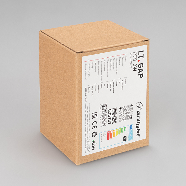 Светильник LT-GAP-R70-3W Warm3000 (WH, 30 deg) (Arlight, IP65 Металл, 3 года) Lednikoff