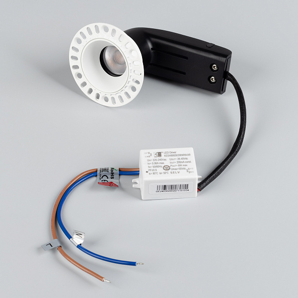 Светильник MS-RIALTO-TRIMLESS-R40-9W Warm2700 (WH, 36deg, 230V) (Arlight, IP20 Металл, 5 лет) Lednikoff