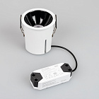 Светильник MS-ATLAS-BUILT-R90-25W Warm3000 (WH-BK, 30 deg, 230V) (Arlight, IP20 Металл, 5 лет) Lednikoff