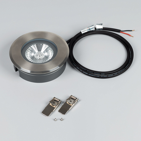 Светильник ART-GROUND-SLIM-R130-9W Warm3000 (SL, 30 deg, 24V) (Arlight, IP67 Металл, 3 года) Lednikoff