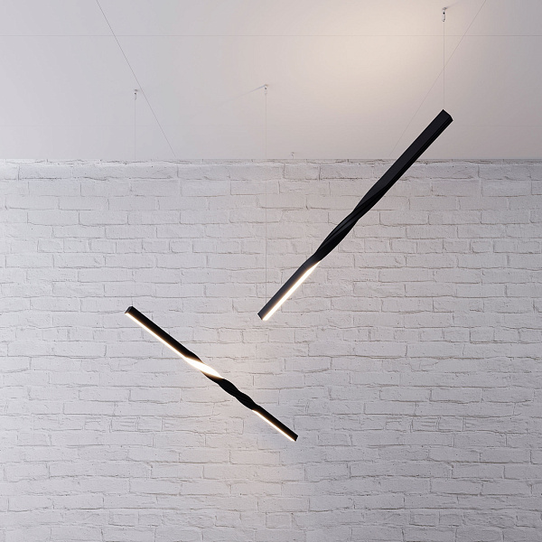 Профиль SL-ARC-3535-TWIST180-500 BLACK (Arlight, Алюминий) Lednikoff