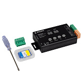 INTELLIGENT ARLIGHT Контроллер DMX-301-23-Prog (5-24V, 10A, SPI 3072 кан., Накладной) (IARL, IP20 Металл, 2 года)