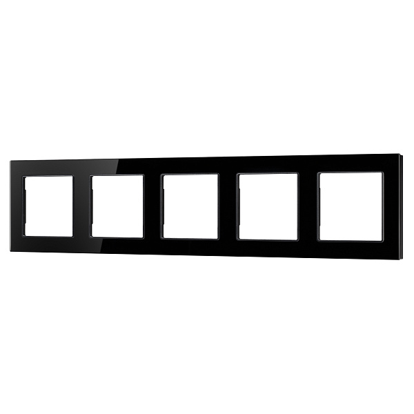 Рамка стеклянная FRM-GLARE-GS-5-BK (Arlight, -) Lednikoff