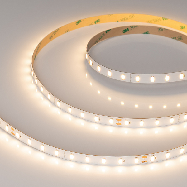 Светодиодная лента ULTRA-C72-10mm 24V Warm3000 (7.2 W/m, IP20, 5630, 5m) (Arlight, высок.эфф.200 лм/Вт) Lednikoff