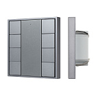 INTELLIGENT ARLIGHT Кнопочная панель DALI-201-23-8K-D2-IN Silver (BUS, Frame) (IARL, IP20 Металл, 3 года) Lednikoff