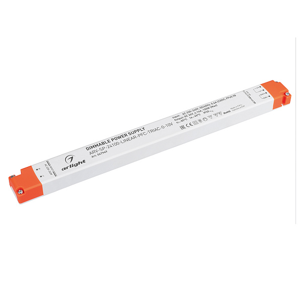 Блок питания ARV-SP-24100-LINEAR-PFC-TRIAC-0-10V (24V, 4.16A, 100W) (Arlight, IP20 Пластик, 5 лет) Lednikoff
