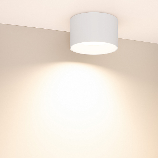 Светильник SP-BISCOTTO-R140-15W Warm3300-MIX (WH, 80 deg, 230V) (Arlight, IP54 Металл, 5 лет) Lednikoff