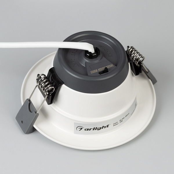 Светильник IM-CYCLONE-R115-10W Day4000-MIX (WH, 90 deg) (Arlight, IP40 Металл, 3 года) Lednikoff