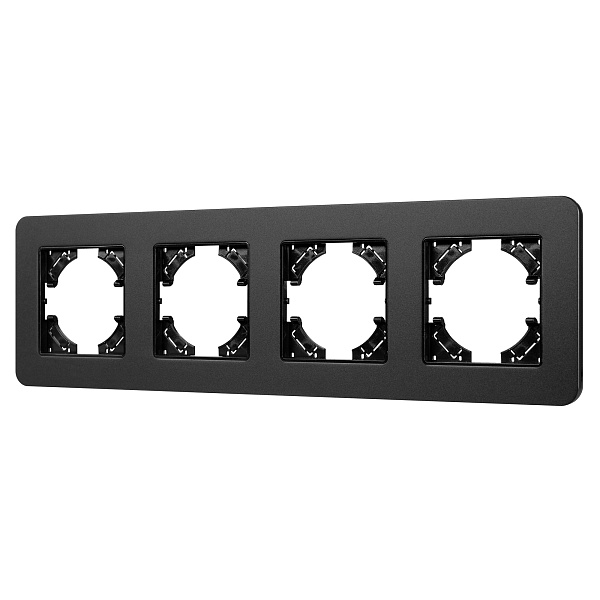 Рамка алюминиевая FRM-AKIRY-SFAL-4-BK (Arlight, -) Lednikoff