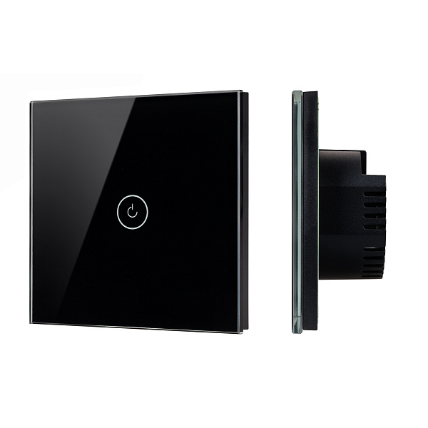 Выключатель сенсорный SWT-OMALI-S01-ZB-BK (250V, 10A, Zigbee) (Arlight, Стекло) Lednikoff