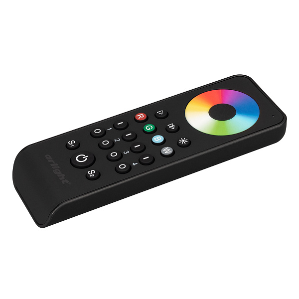 Пульт SMART-R43-RGBW Black (4 зоны, 2.4G) (Arlight, IP20 Пластик, 5 лет) Lednikoff