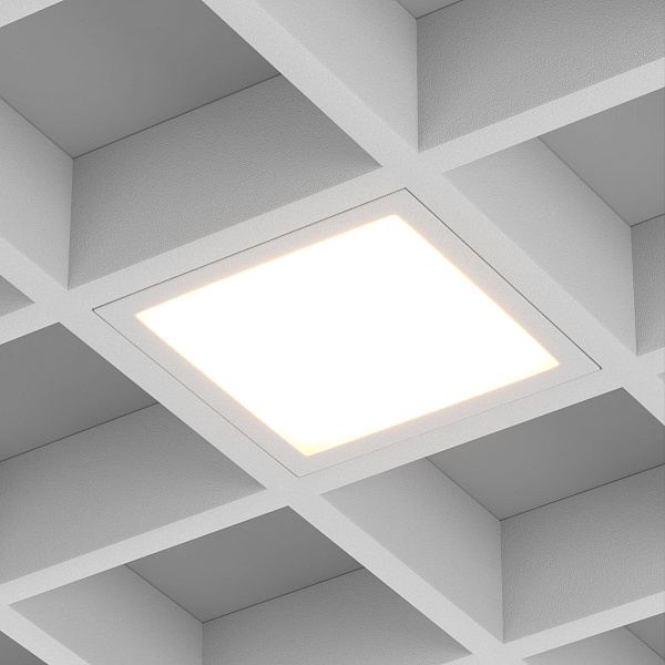 Светильник DL-GRIGLIATO-S190x190-24W Warm3000 (WH, 100 deg, 230) (Arlight, IP40 Металл, 5 лет) Lednikoff