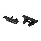 Заглушка для MIC-FS чёрная с отверстием (Arlight, Пластик) Lednikoff