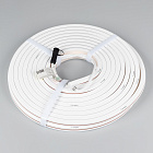 Светодиодная лента герметичная MOONLIGHT-TOP-X320-13x12mm 24V Warm3000 (5 W/m, IP67, sauna, 15m, wire x2) (Arlight, Вывод вниз, 3 года)