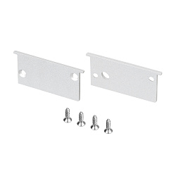 Комплект заглушек SL-BEVEL-W32-F (Arlight, Алюминий)