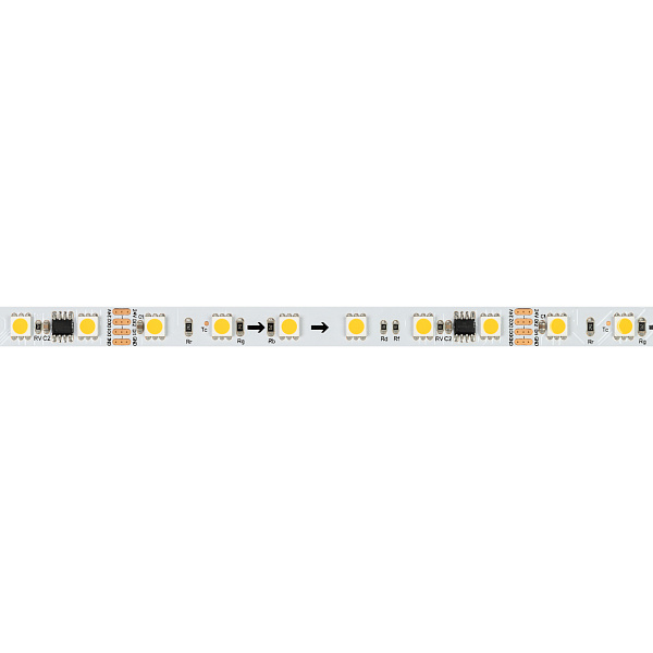 Светодиодная лента SPI-B60-10mm 24V Warm3000-PX6-RAM (15 W/m, IP20, 5060, 5m) (Arlight, бегущий огонь) Lednikoff