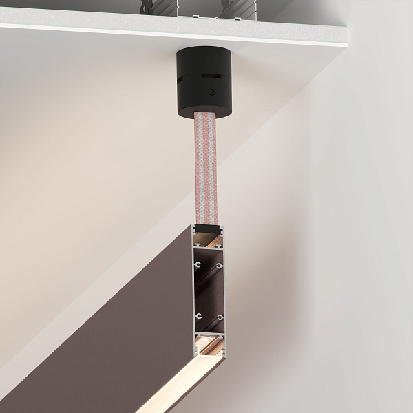Основание накладное SL-LINE-W20-BELT BLACK (Arlight, Алюминий) Lednikoff