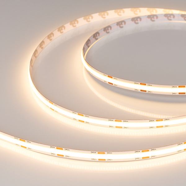 Светодиодная лента COB-X544-8mm 24V Warm2700 (11.5 W/m, IP20, 5m) (Arlight, -) Lednikoff