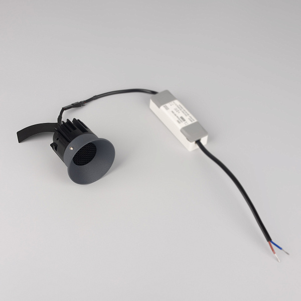 Светильник безрамочный DL-INTRAL-R63-8W Warm3000 (Графит RAL7024, 36 deg, 230V) (Arlight, IP20 Металл, 5 лет) Lednikoff