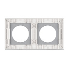 Рамка стеклянная FRM-GLARE-GC-2-WH (Arlight, -) Lednikoff