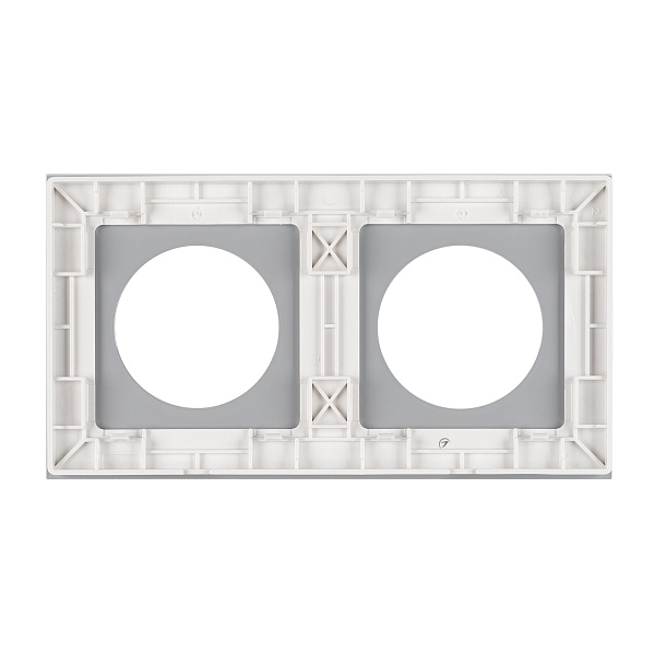 Рамка стеклянная FRM-GLARE-GC-2-WH (Arlight, -) Lednikoff