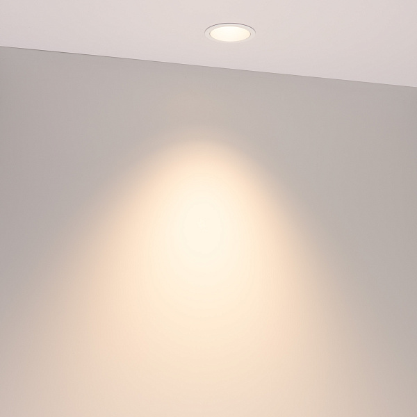 Светильник MS-ARADO-BUILT-R55-7W Warm2700 (WH-WH, 24 deg, 230V) (Arlight, IP20 Металл, 5 лет) Lednikoff