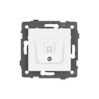 Механизм компьютерной розетки SCT-MPC1-PL-WH-V (RJ-45, CAT6) (Arlight, -) Lednikoff