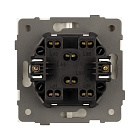 Механизм выключателя двухклавишный проходной SWT-TENDO-MKP2-PL-WH (230V, 10A) (Arlight, Белый) Lednikoff