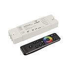 Диммер ARL-SET-PWM-104-72-RGBW-SH-IN, комплект (12-24V, 4x6A, 2.4G) (Arlight, IP20 Пластик, 3 года) Lednikoff