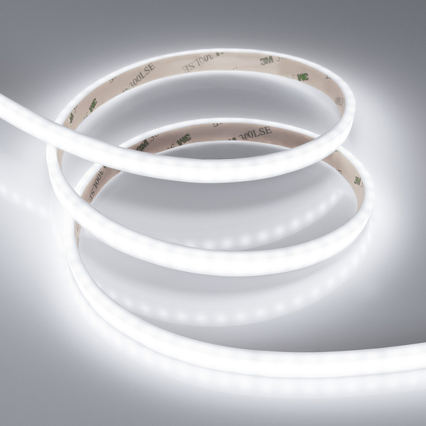 Светодиодная лента герметичная RTW-PSW-A120-10mm 24V White6000 (9.6 W/m, IP67, 2835, 5m) (Arlight, 5 лет) Lednikoff