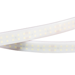 Светодиодная лента RTW 2-5000PW 24V Warm2700 2x2 (3528, 1200 LED, LUX) (Arlight, 19.2 Вт/м, IP66)