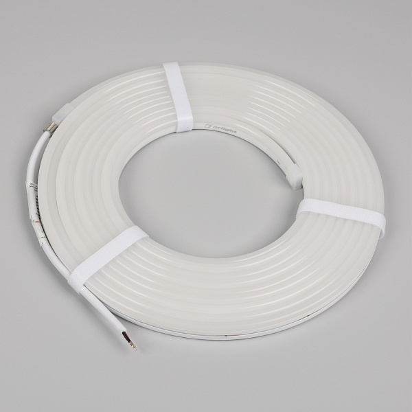 Светодиодная лента герметичная HALO-SIDE-A160-06x13mm 24V Warm3000 (10 W/m, IP67, 5m, wire x1) (Arlight, Силикон, 3 года)