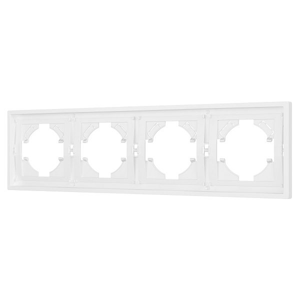 Рамка пластиковая FRM-TENDO-PL-4-WH (Arlight, Белый) Lednikoff