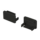 Заглушка SILER BLACK глухая (Arlight, Пластик) Lednikoff