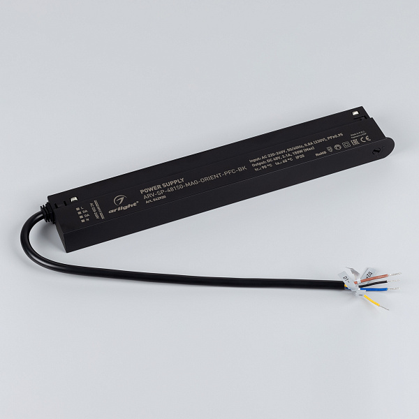 Блок питания ARV-SP-48150-MAG-ORIENT-PFC-BK (48V, 3.1A, 150W) (Arlight, IP20 Пластик, 5 лет) Lednikoff