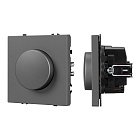 Механизм светорегулятора SWT-NOBE-DLR-SFPL-GR (250V, 300W) (Arlight, Серый базальт) Lednikoff
