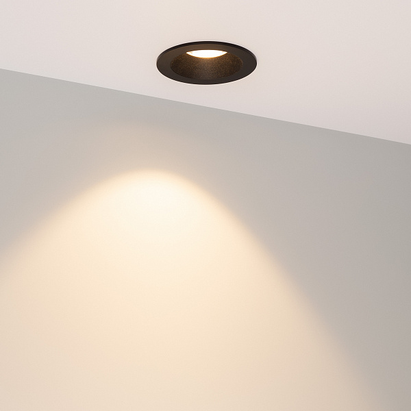 Светильник MS-ATOLL-BUILT-R86-10W Warm3000 (BK, 60 deg, 230V) (Arlight, IP54 Металл, 5 лет) Lednikoff