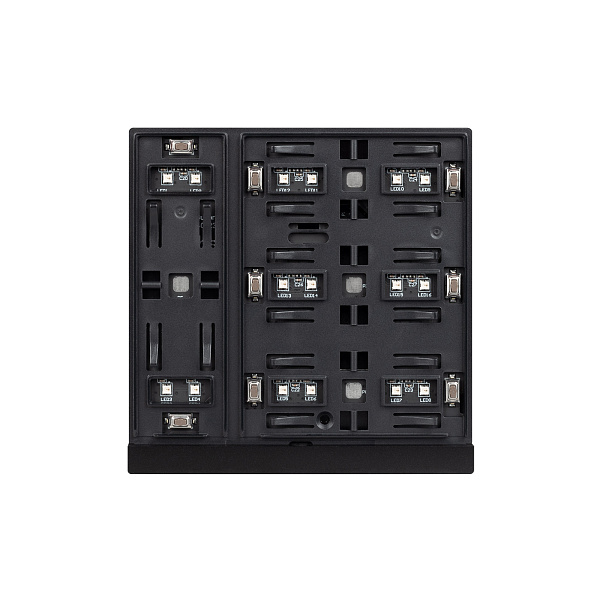 INTELLIGENT ARLIGHT Механизм панели KNX-304-22-IN Black (Bus) (IARL, IP20 Пластик, 2 года) Lednikoff