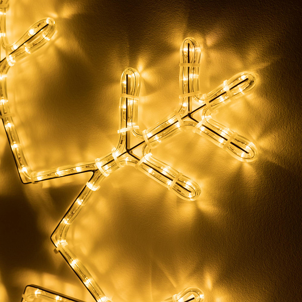 Фигура светодиодная ARD-SNOWFLAKE-M4-750x750-324LED Warm (230V, 18W) (Ardecoled, IP65) Lednikoff