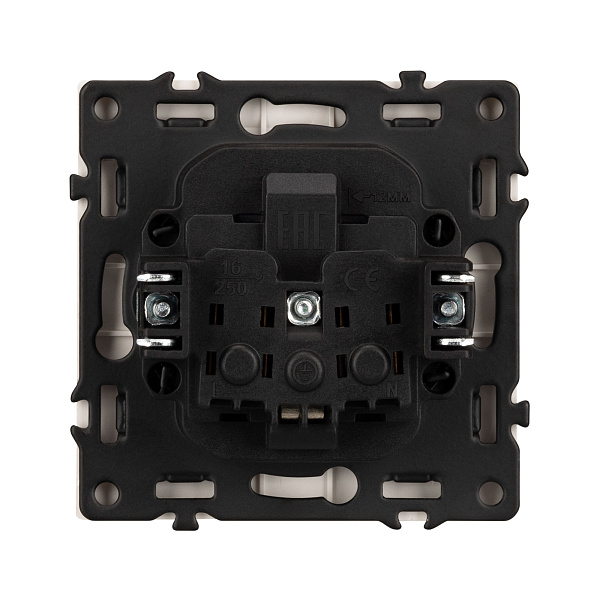 Механизм электрической розетки SCT-NOBE-MEU1-SFPL-CA (230V, 16A) (Arlight, Кашемир) Lednikoff