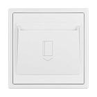 ARL NOBE Выключатель карточный магнитный софт-тач белый кварц SWT-CRD-SFPL-WH (250V, 25A) (Arlight, -) Lednikoff