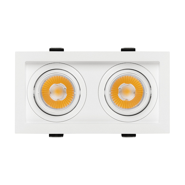 Светильник MS-VORTEX-BUILT-S170x90-2x12W Warm3000 (WH-WH, 20 deg, 230V) (Arlight, IP20 Металл, 5 лет) Lednikoff